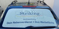 Autowerbung PKW Werbefläche